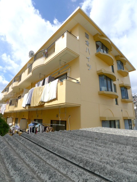 Building appearance. Day good