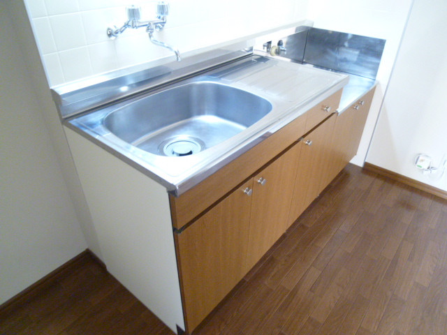 Kitchen. You can put two-burner gas stove