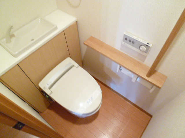 Toilet. It is ass clean at any time with warm water cleaning toilet seat