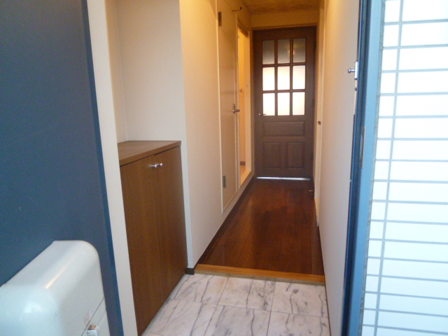 Entrance. It has become a small entrance stepped