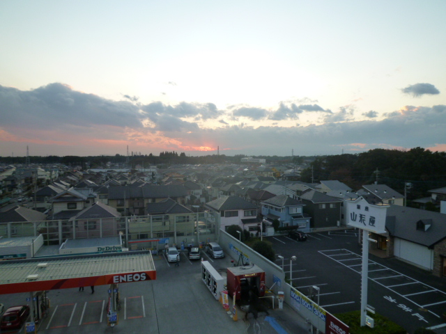 Balcony. Sunset is beautiful as seen from the balcony.