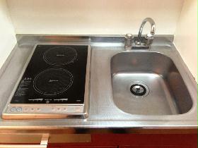 Kitchen. Type with electric stove 2-neck