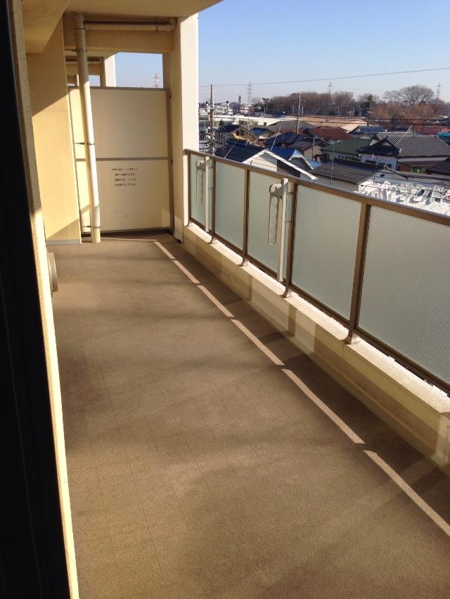 Balcony. Spacious wide balcony