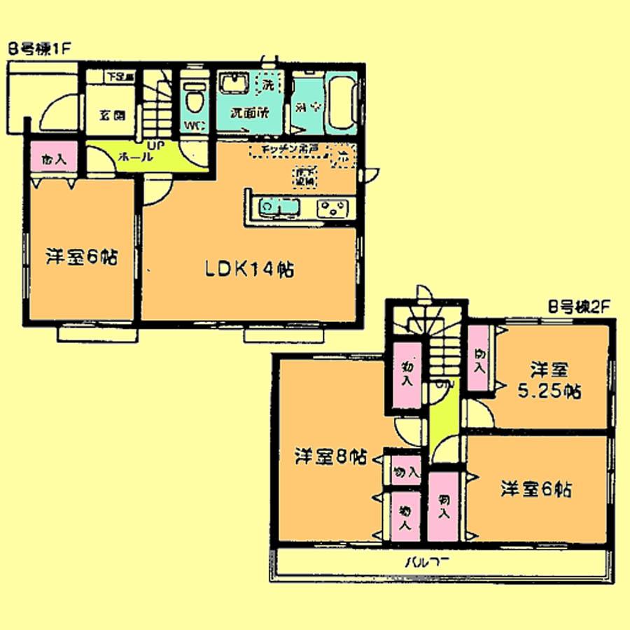 Floor plan. 24,800,000 yen, 4LDK, Land area 100.15 sq m , Building area 92.74 sq m located view in addition to this, It will be provided by the hope of design books, such as layout.