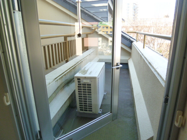 Balcony. We have a balcony here also! !