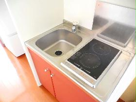 Kitchen. Since the electric stove is also safe for the first time living alone.