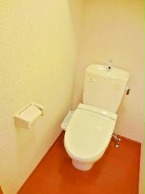 Toilet. Toilet has adopted the warm water cleaning toilet seat.