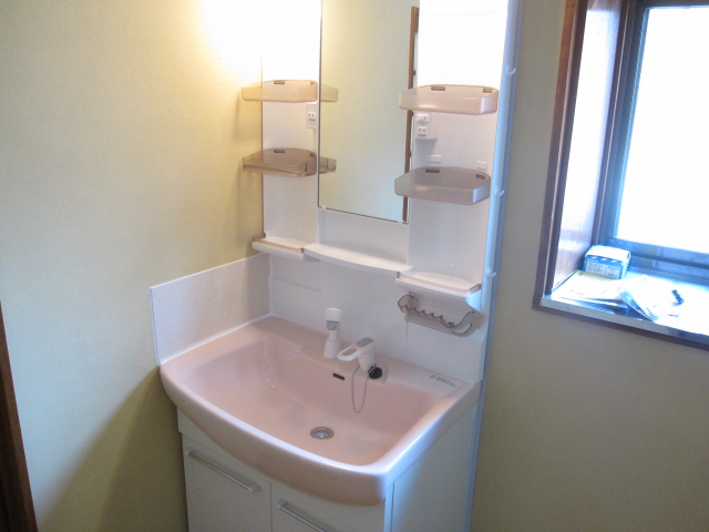 Washroom. Vanity is also new