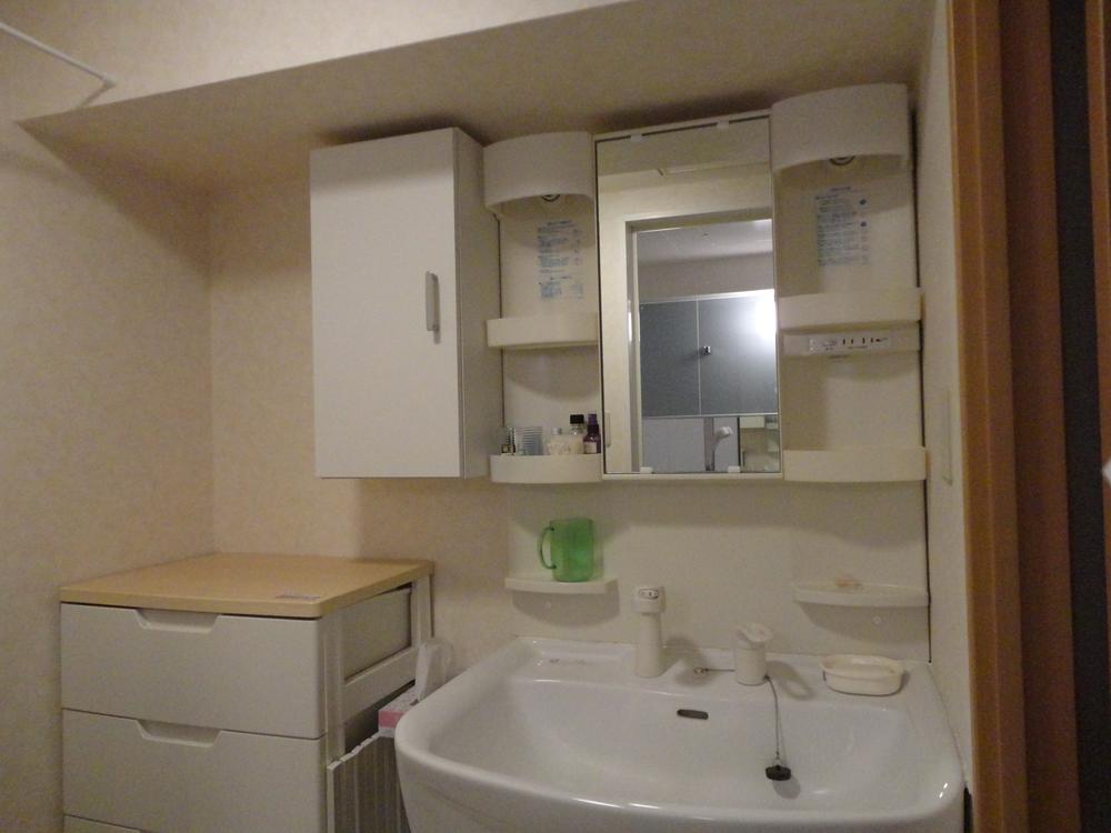 Wash basin, toilet. Vanity were also new at the time of the renovation!