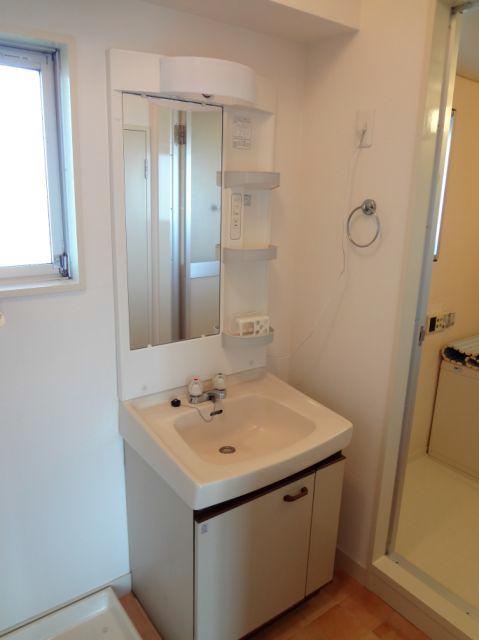 Washroom. Also I have a window in the washroom.