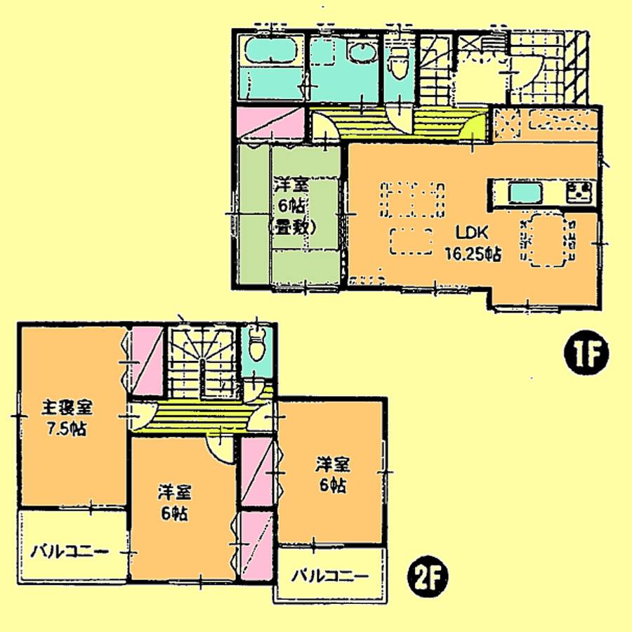 Floor plan. 23.4 million yen, 4LDK, Land area 173.98 sq m , Building area 100.6 sq m located view in addition to this, It will be provided by the hope of design books, such as layout.