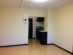 Living and room. There is also counter kitchen-style small space.