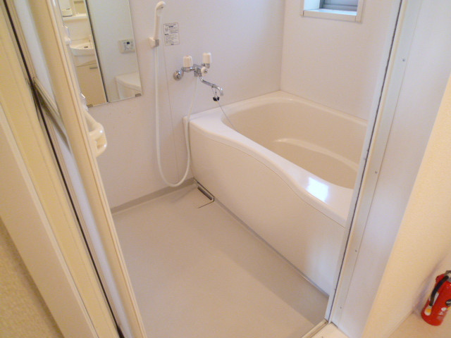 Bath. Winter warm comfortable bath time at with reheating