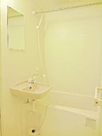 Bath. This design was based on white with cleanliness.