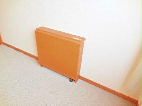 Living and room. This table is folded and refreshing.