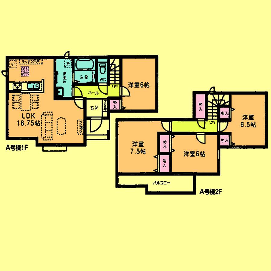 Floor plan. 23.8 million yen, 4LDK, Land area 132.75 sq m , Building area 99.36 sq m located view in addition to this, It will be provided by the hope of design books, such as layout.