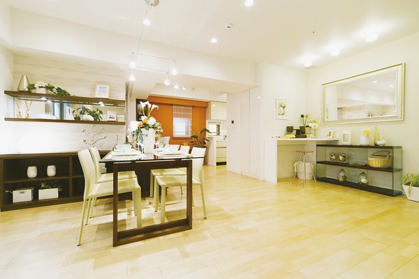 Because 16 tatami than affluent breadth of, Housework corner Ya the corner of reunion space, It will can also be used as a study space for the children