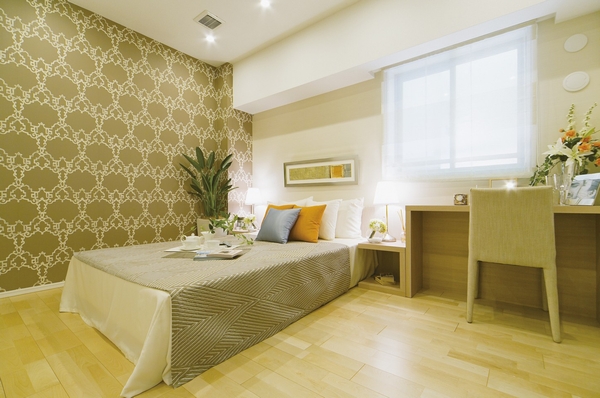 Spacious size of Western-style worthy of the master bedroom (1). Because with "Super walk-in closet.", Rooms also refreshing dispose of