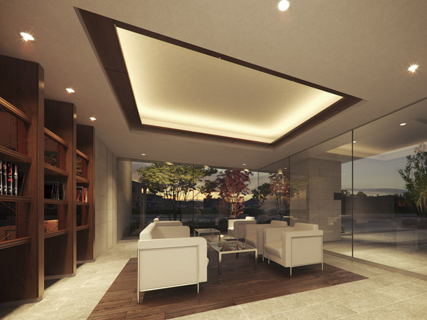 Features of the building.  [Owner's Lounge Rendering] Owner's lounge that flows when fine. It can be used as a meeting and socializing place.
