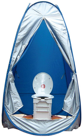 earthquake ・ Disaster-prevention measures.  [Established a disaster prevention warehouse] The disaster prevention warehouse, Help in case of emergency, Such as emergency tool set and inverter generator has stored a variety of fixtures. (Manhole toilet)