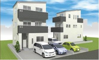 Building plan example (Perth ・ appearance). Reference Plan Rendering Perth