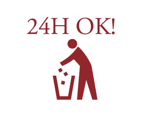 Common utility.  [24-hour garbage can out] Since I put out the garbage at any time of the day or night, Convenient for two-earner of your home.