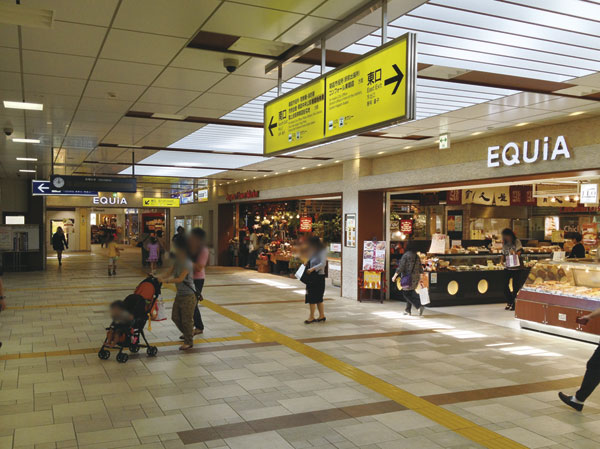 Surrounding environment. EQUiA (about 800m / A 10-minute walk)