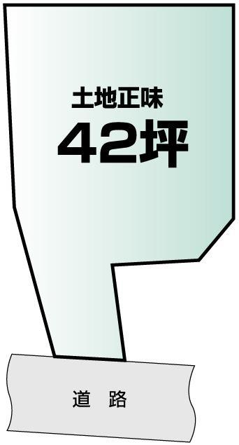 Compartment figure. Land price 24 million yen, Land area 139.09 sq m compartment view