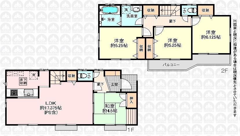 Floor plan. Third to elementary school 1680m
