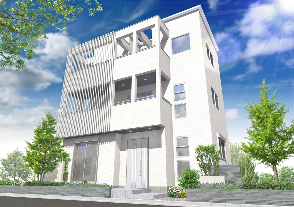 Rendering (appearance). Rendering Simple and stylish bright appearance in which the white tones. (Image Perth)