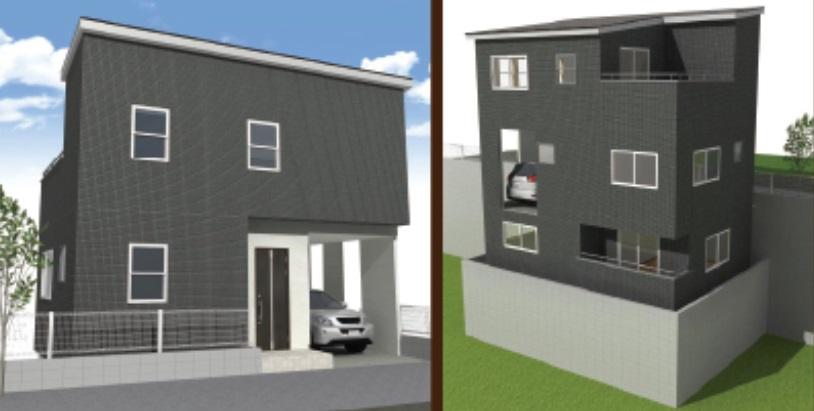 Building plan example (Perth ・ appearance). Reference Plan: Rendering Perth