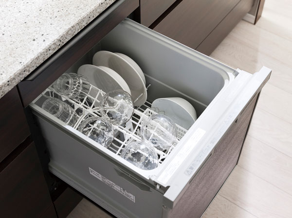 Kitchen.  [Dishwasher] Can be expected sanitary and water-saving effect, Also improve efficiency housework.