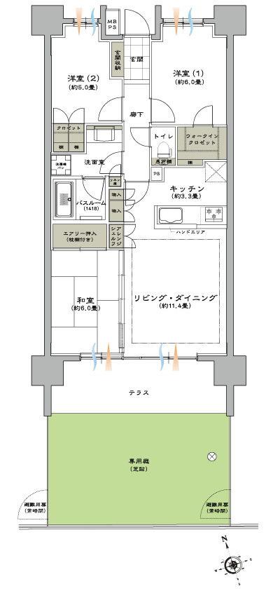 Floor: 3LDK + WIC, the occupied area: 72.04 sq m, Price: TBD