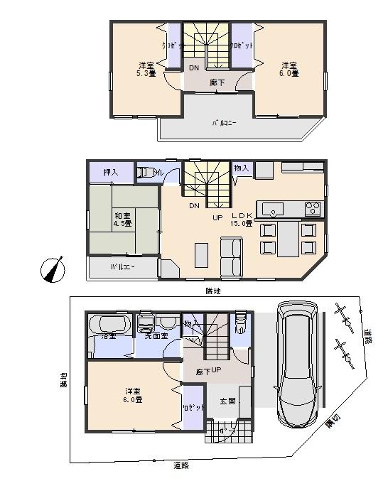 Building plan example (floor plan). Building plan example