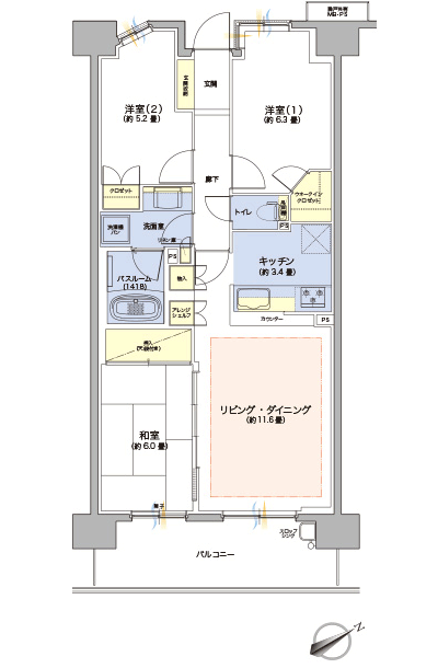 Floor: 3LDK + WIC, the occupied area: 71.81 sq m, Price: TBD