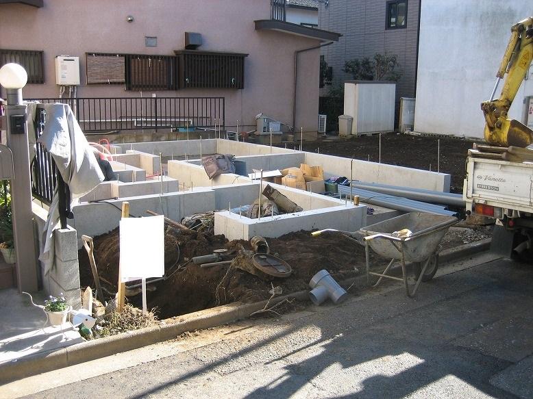 Local appearance photo. Selling local ・ ・ ・ November 19, foundation work completed