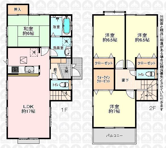Floor plan. (13 Building), Price 42,800,000 yen, 4LDK, Land area 100.57 sq m , Building area 101.01 sq m