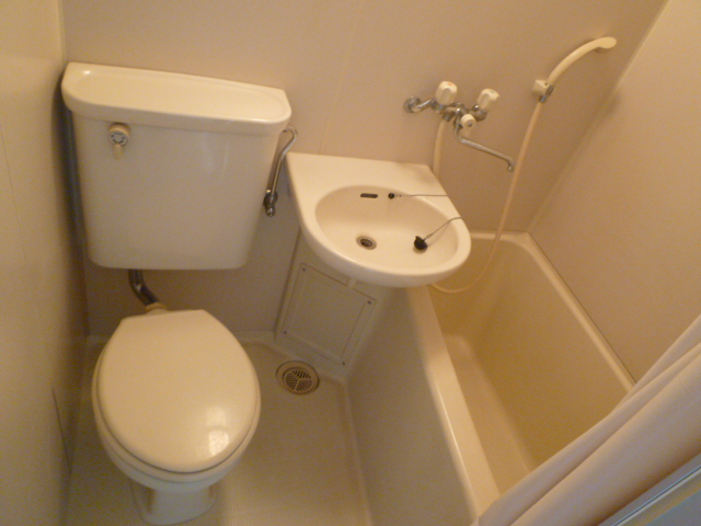 Bath. It is a photograph of the room in a separate building