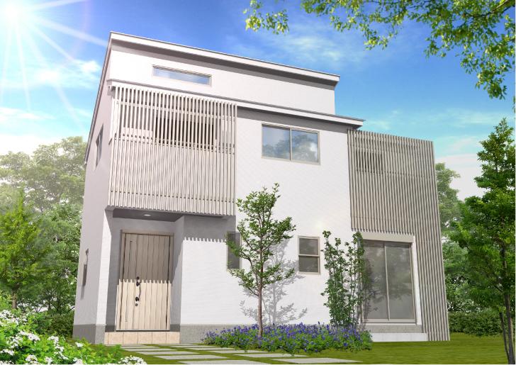 Rendering (appearance). (Image) simple design based on white. 