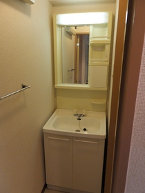 Washroom. There washbasin independent