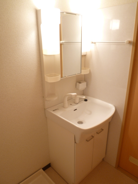 Washroom. There washbasin independent in dressing room