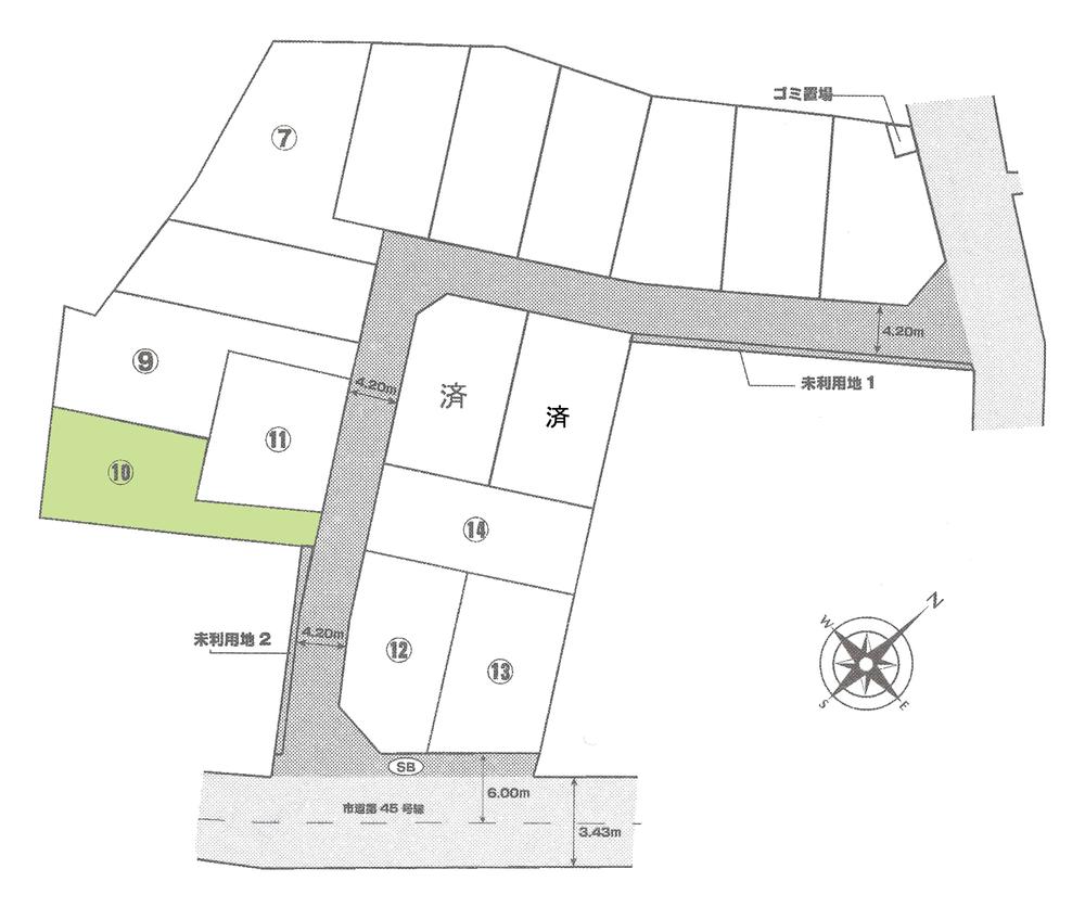 Compartment figure. Land price 17,900,000 yen, Land area 142 sq m