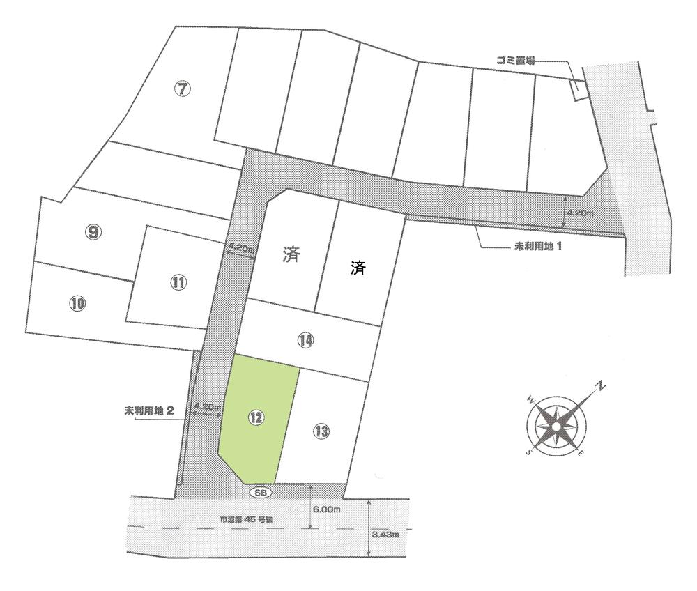 Compartment figure. Land price 21.9 million yen, Land area 130 sq m