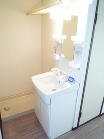 Washroom. Convenient independent wash basin