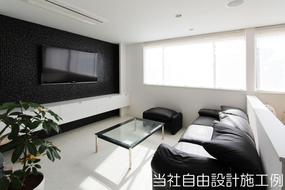 Building plan example (introspection photo).  ※ Our free design and construction example