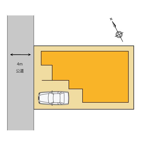 Compartment figure. 19,800,000 yen, 3LDK, Land area 64.71 sq m , Building area 64.17 sq m