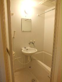 Bath. With bathroom dryer