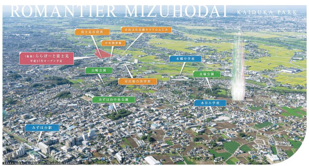 aerial photograph. History and newness is in the land, Nature, culture. There are a lot of richness, It brings the "connection" of colorful in life. 