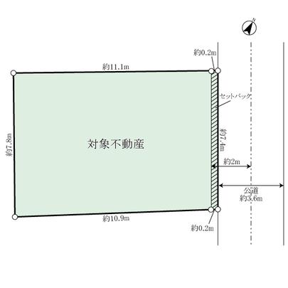Compartment figure. Is the location of a feeling of opening for the south-west side adjacent land is Nikki opened. 