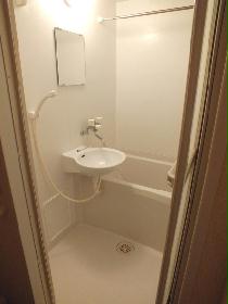 Bath. With bathroom dryer